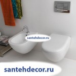 Биде подвесное Kerasan Aquatech 3725 bi*1