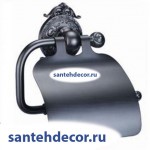 Бумагодержатель с крышкой Gabriel Antic Brass 13903-4- VBR