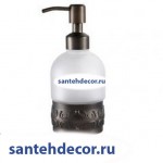 Диспенсер стекло настольный Gabriel Antic Brass  13916-VBR