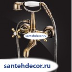 Смеситель для ванны двухвентильный  Elghansa Retro (Bronze) 2700754-1-Bronze