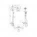 Душевая стойка Hansgrohe Croma 220 Showerpipe 27185000