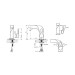  Смеситель для раковины Bravat Wave F174108C