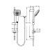 Душевой гарнитур Ideal Standard Idealrain Cube M3 B0008AA