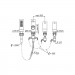 Каскадный смеситель Oras Alessi DOT 8650