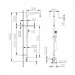 Душевая стойка Bravat FIT-S D283CP-2A-RUS