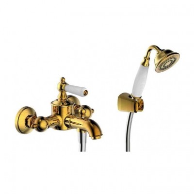  Смеситель для ванны с душем Bravat Art F675109U-B