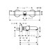  Смеситель для ванны с душем Hansgrohe Ecostat Comfort 13114000