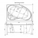 Акриловая ванна Aquanet Allento 170x100 R