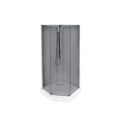 Душевая кабина Ido Showerama 8-5 90x90 серебро, тонированное стекло