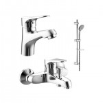 Промо-набор смесителей Bravat Eco F00307C/00313С 3 в 1
