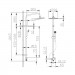 Душевая стойка Bravat FIT-R D283CP-2-RUS