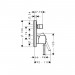  Смеситель для ванны с душем Hansgrohe Talis Classic 14145000
