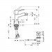  Смеситель для биде Hansgrohe Metris Classic 31275000
