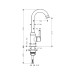 Смеситель для кухни Hansgrohe Talis Classic 14858000