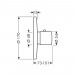  Смеситель для душа Hansgrohe Ecostat Highflow 15715000