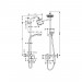 Душевая стойка Hansgrohe Croma 100 27154000