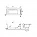 Акриловая ванна Jacob Delafon Sofa 170x75 E60515RU-00 без гидромассажа