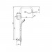 Душевая стойка Ideal Standard Idealrain Eco SL A6281AA
