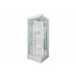 Душевая кабина Aquanet Fiji Cube 90x90 с паром, прозрачное стекло