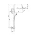 Душевая стойка Ideal Standard Idealrain Eco A6037AA