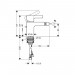  Смеситель для биде Hansgrohe Metris S 31261000