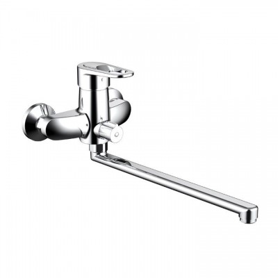  Смеситель для ванны с душем Bravat Loop F6124182CP-02L