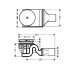 Сливной трап Hansgrohe Raindrain 90 XXL 60067000 для душа