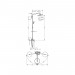 Душевая стойка Hansgrohe Croma 220 Showerpipe 27222000
