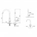 Смеситель для кухни Bravat Eler F7191238CP