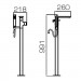  Смеситель для ванны с душем Bravat Phillis F656101C-B2-RUS