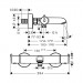  Смеситель для ванны с душем Hansgrohe Ecostat 1001 SL 13241000