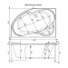 Акриловая ванна Aquanet Allento 170x100 L