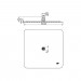  Верхний душ Ideal Standard Idealrain Luxe B0389MY