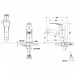  Смеситель для раковины Bravat Fit 7F1135188CP-RUS