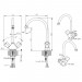  Смеситель для раковины Bravat Duo 7F7133186CP-RUS