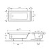 Акриловая ванна Jacob Delafon Spacio 170x75 E6D0110RU-00 без гидромассажа