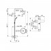 Душевая стойка Ideal Standard Idealrain Eco SL B1097AA Душевая стойка Ideal Standard Idealrain Eco SL B1097AA