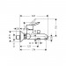  Смеситель для ванны с душем Hansgrohe Focus S 31742000