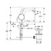  Смеситель для биде Ideal Standard Melange A4268AA