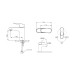  Смеситель для раковины Bravat Pure F1105161C