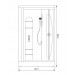 Душевая кабина Aquanet Hawaii 122x76 R без пара