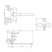  Смеситель для ванны с душем Bravat Line F65299C-1L