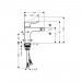  Смеситель для биде Hansgrohe Metris 31280000