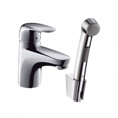 Смеситель с гигиеническим душем Hansgrohe Metris E 31170000