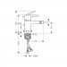  Смеситель для биде Hansgrohe Metropol S 14262000