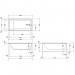 Акриловая ванна Duravit Starck X 180x90 700050000000000 Акриловая ванна Duravit Starck X 180x90 700050000000000