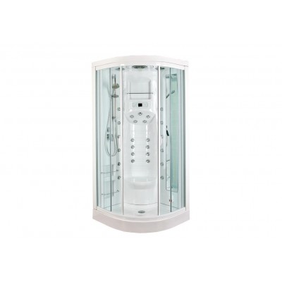 Душевая кабина Aquanet Fiji 95x95 с паром, прозрачное стекло