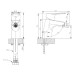  Смеситель для биде Bravat Line F35299C