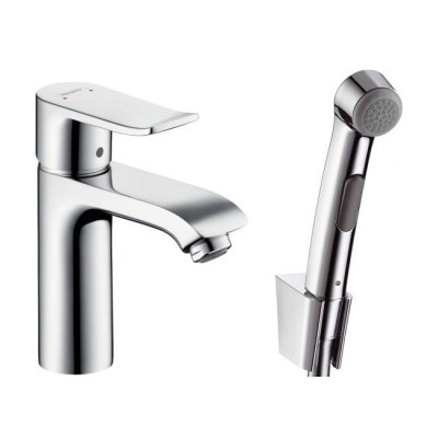Смеситель с гигиеническим душем Hansgrohe Metris 31285000