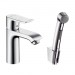 Смеситель с гигиеническим душем Hansgrohe Metris 31285000